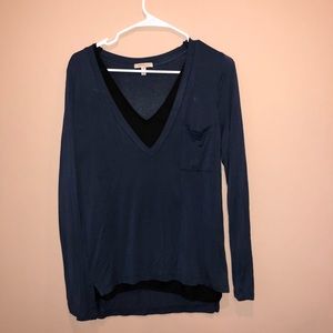 Anthropologie Top-Bordeaux